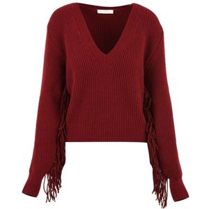 Akep, Dames, Truien, Rood, Maat: XS Wol,