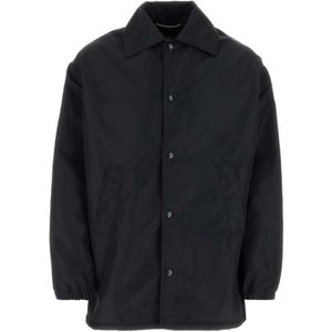 Dolce & Gabbana, Heren, Jassen, Blauw, Maat: M Nylon,