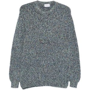 Scaglione, Heren, Truien, Blauw, Maat: L Katoen,