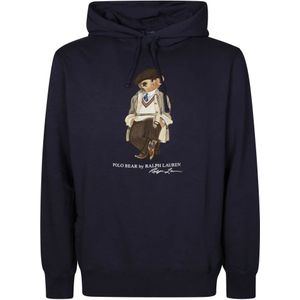 Polo Ralph Lauren, Heren, Sweatshirts & Hoodies, Blauw, Maat: M
