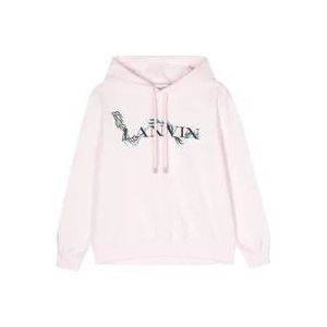 Lanvin Klassieke Bedrukte Hoodie , Pink , Dames , Maat: M