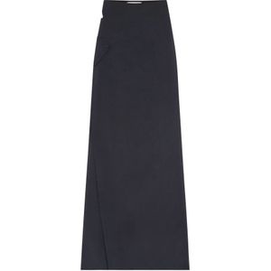 Jean Paul Gaultier, Dames, Rokken, Blauw, Maat: L Wol,