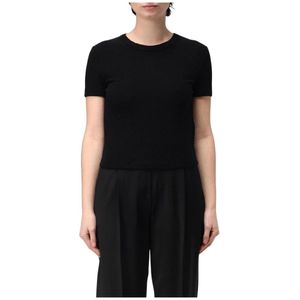 Alexander Wang, Dames, Tops, Zwart, Maat: M Poliester,