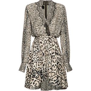 Pinko, Dames, Jurken, Veelkleurig, Maat: M Katoen,