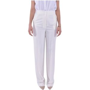MVP wardrobe, Dames, Broeken, Wit, Maat: S Wol,