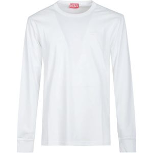 Diesel, Heren, Tops, Wit, Maat: XL