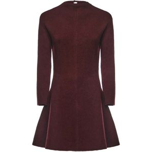 Magda Butrym, Dames, Jurken, Rood, Maat: 3XS Jersey,