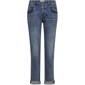 MOS Mosh, Dames, Jeans, Blauw, Maat: W27 Denim,
