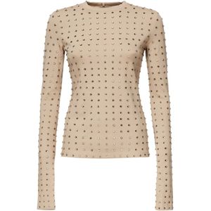 Sportmax, Dames, Tops, Beige, Maat: S