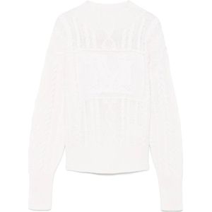 Max Mara, Dames, Truien, Wit, Maat: S