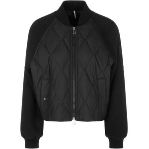 Marc Cain, Dames, Jassen, Zwart, Maat: M Leer,