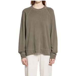 James Perse, Dames, Sweatshirts & Hoodies, Groen, Maat: XS Katoen,