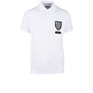 Bikkembergs, Heren, Tops, Wit, Maat: M Katoen,