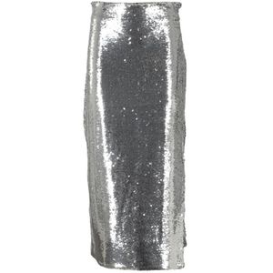 Isabelle Blanche, Dames, Rokken, Grijs, Maat: 2XS