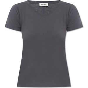 American Vintage, Dames, Tops, Grijs, Maat: S Katoen,