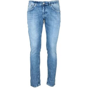 Dondup, Heren, Jeans, Blauw, Maat: W31 Katoen,
