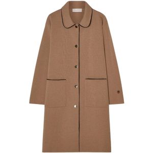 Busnel, Dames, Mantels, Bruin, Maat: XS Wol,