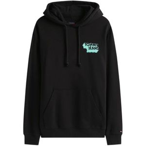 Pulli - Black - Capuchon - Kangoeroezak - Trekkoord Sluiting