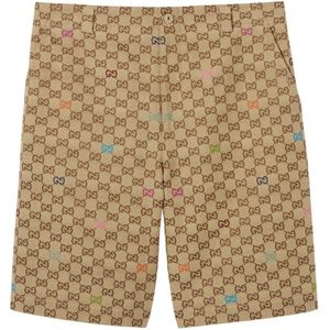Gucci, Heren, Korte broeken, Beige, Maat: L