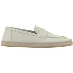 Brunello Cucinelli, Heren, Schoenen, Wit, Maat: 42 1/2 EU Leer,