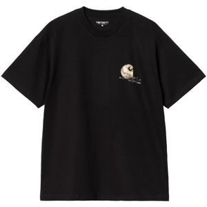 Carhartt Wip, Heren, Tops, Zwart, Maat: S Katoen,