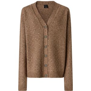 Pinko, Dames, Truien, Bruin, Maat: XS Wol,