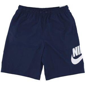 Nike - Geweven Twill Shorts - Midnight Navy/Wit - Heren