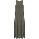 Max Mara - Accento - Lange Jurk - Groen - Stretch Viscose