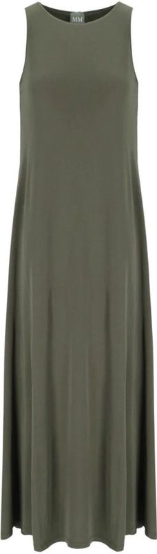 Max Mara - Accento - Lange Jurk - Groen - Stretch Viscose