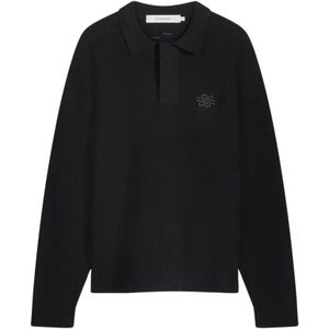 Filling Pieces, Heren, Truien, Zwart, Maat: M Katoen,