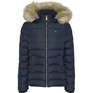 Tommy Jeans - Donsjas - Blauw - Polyester - Waterafstotend