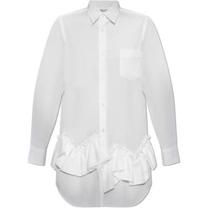 Comme des Garçons, Dames, Blouses & Shirts, Wit, Maat: M Katoen,