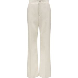 Moncler, Dames, Broeken, Wit, Maat: M Wol,