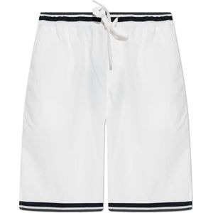 Dolce & Gabbana, Heren, Korte broeken, Wit, Maat: M Katoen,