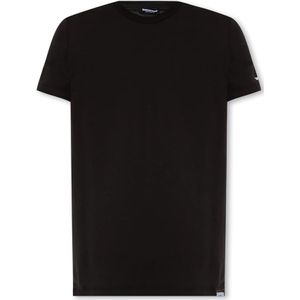 Dsquared2, Heren, Tops, Zwart, Maat: XL Katoen,