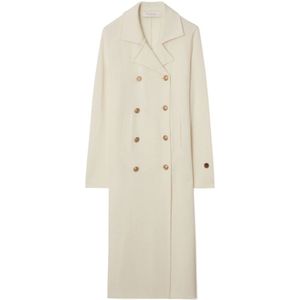 Busnel, Dames, Mantels, Beige, Maat: XS Wol,