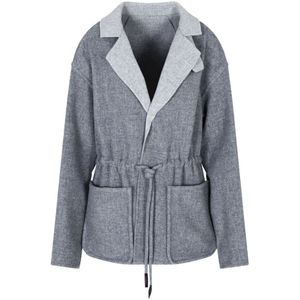 Giorgio Armani, Dames, Jassen, Grijs, Maat: M