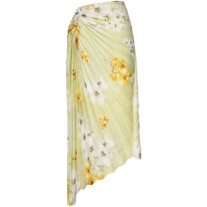 Pinko - Duchesse Stamp Midi Rok - Veelkleurig - 100% Polyester