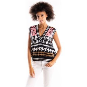 Akep, Dames, Truien, Veelkleurig, Maat: S Wol,