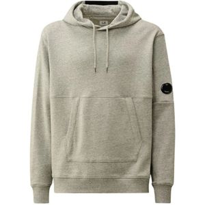 C.p. Company, Heren, Sweatshirts & Hoodies, Grijs, Maat: S Katoen,