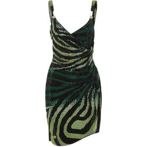 Philipp Plein, Dames, Jurken, Groen, Maat: XS Zijde,