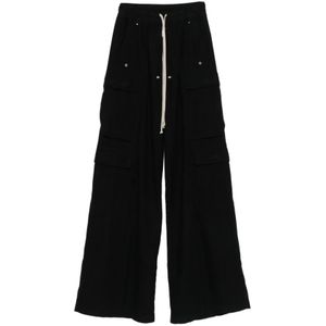 Rick Owens, Dames, Broeken, Zwart, Maat: S Katoen,