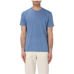 Tom Ford, Heren, Tops, Blauw, Maat: M Katoen,