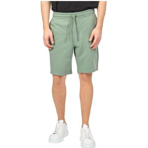 Hugo, Heren, Korte broeken, Groen, Maat: L Katoen,