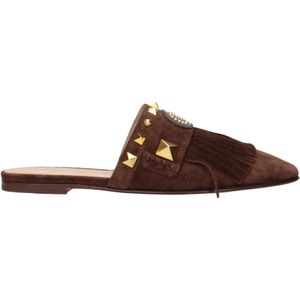 Valentino Garavani, Dames, Schoenen, Bruin, Maat: 36 EU Leer,