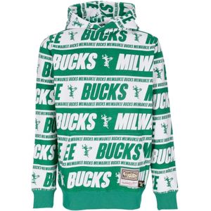 Mitchell & Ness - Hoodie - Milwaukee Bucks Teamwrap