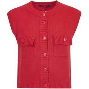 Weekend Max Mara, Dames, Jassen, Rood, Maat: S Katoen,