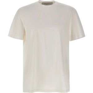 Golden Goose - T-shirt - Wit - 100% Katoen - Korte Mouwen