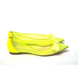 Christian Louboutin, Dames, Schoenen, Geel, Maat: 38 EU Leer,