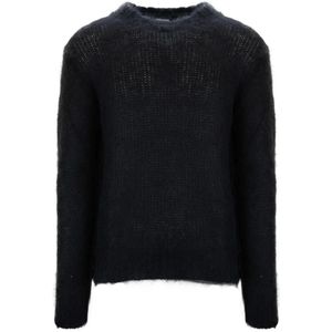 Dsquared2, Dames, Truien, Zwart, Maat: L Mohair,
